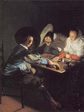 Judith leyster A Game of Tric-Trac china oil painting image